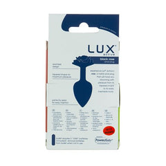 Lux Active Rose 3.5in Metal Butt Plug Medium