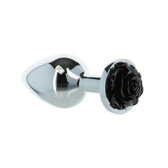 Lux Active Rose 3.5in Metal Butt Plug Medium