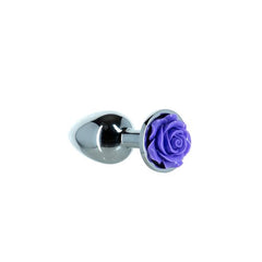 Lux Active Rose 3.5in Metal Butt Plug Medium