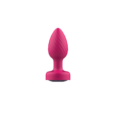 Twila Twirling Purple Gem Light Up Vibrating Plug With Pnk Heart Remote