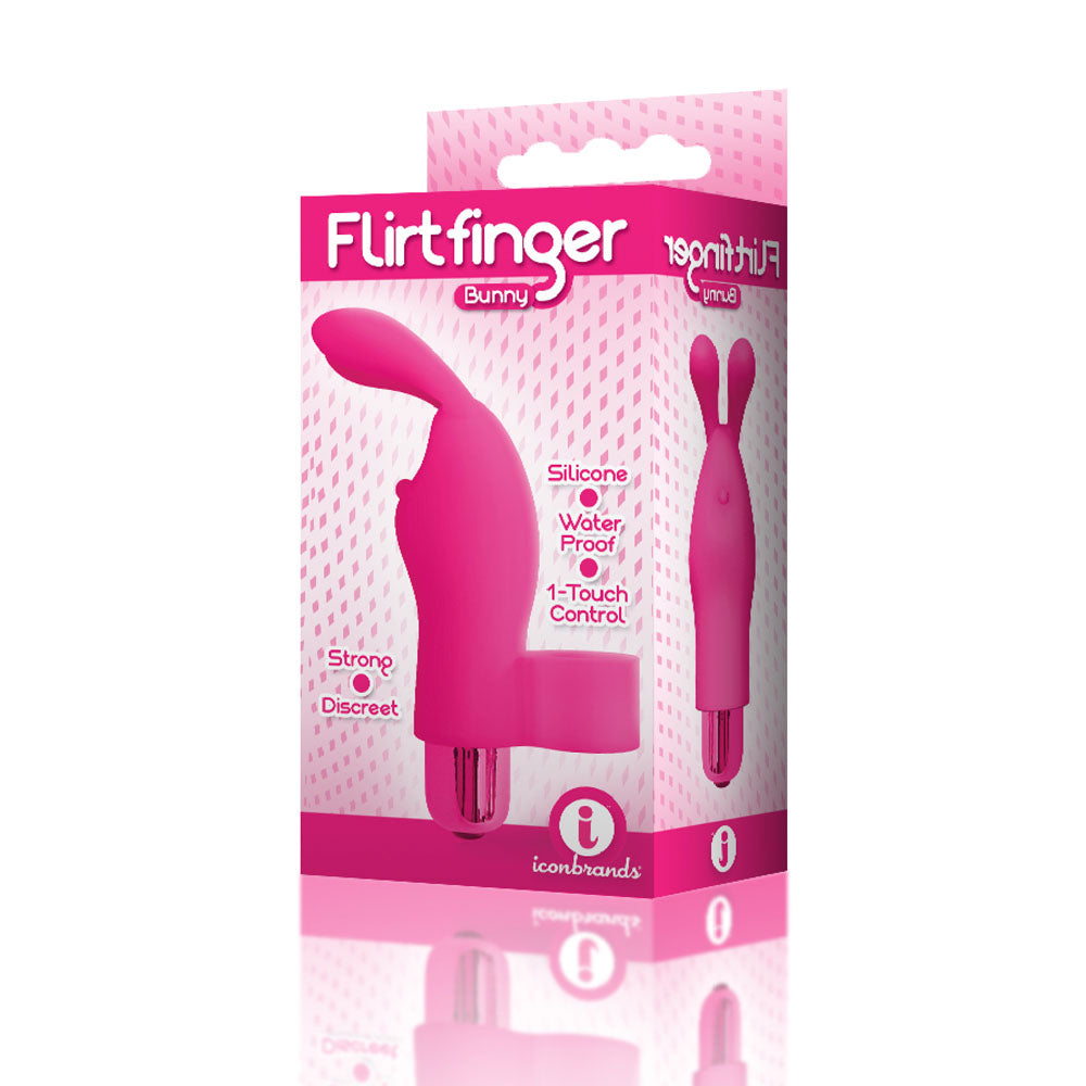 9'S FLIRT BUNNY FINGER VIBE PINK