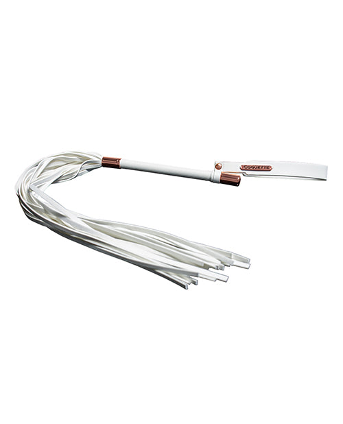 Pleasure Collection Matte Finish Whip - White/Rose Gold