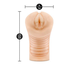 Enlust Georgia Male Masturbator With Bullet Vibrator - Beige