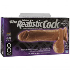Doc Johnson Realistic Dong – 8-Inch Mulatto