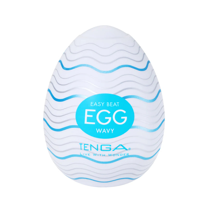 TENGA EGG WAVY – Disposable Stretchable Male Stroker with Wavy Texture