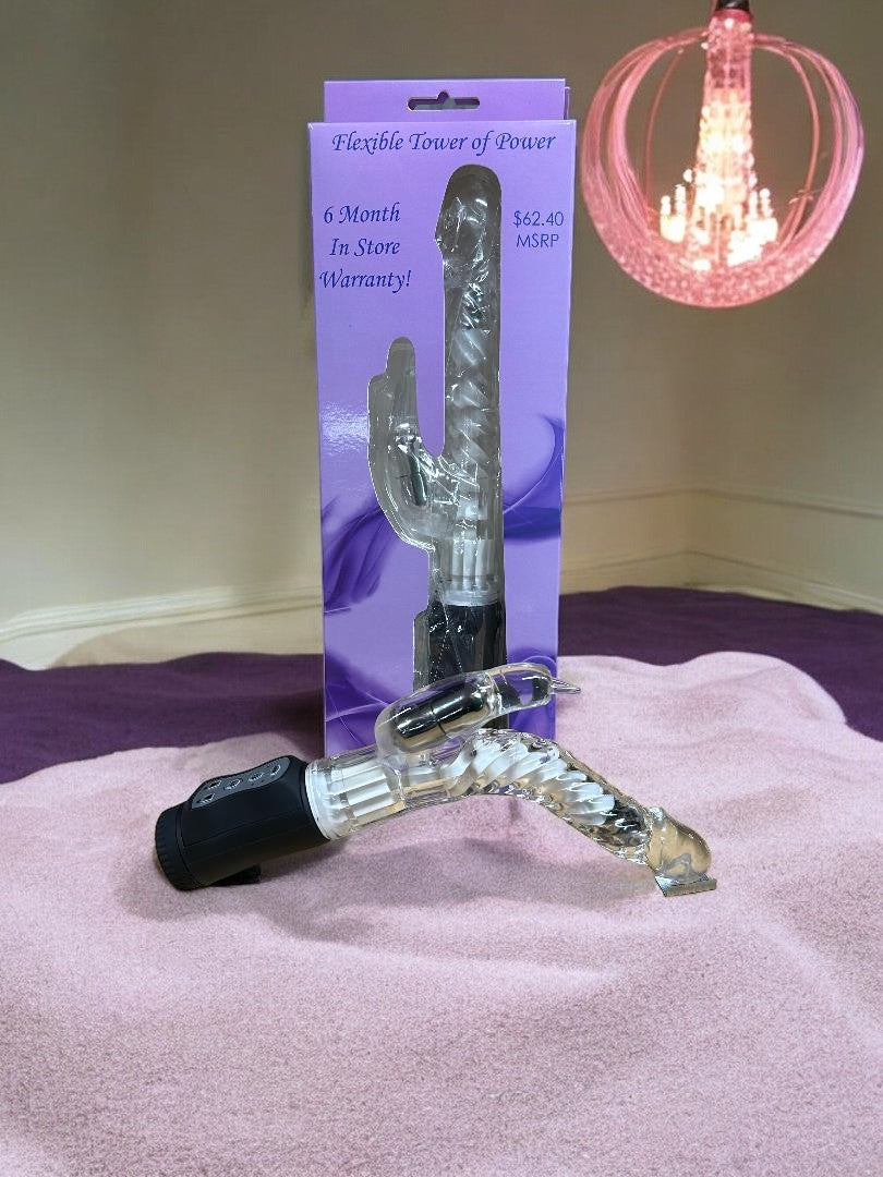 Doctor John’s Tower of Power – Dual Stimulation Vibrator