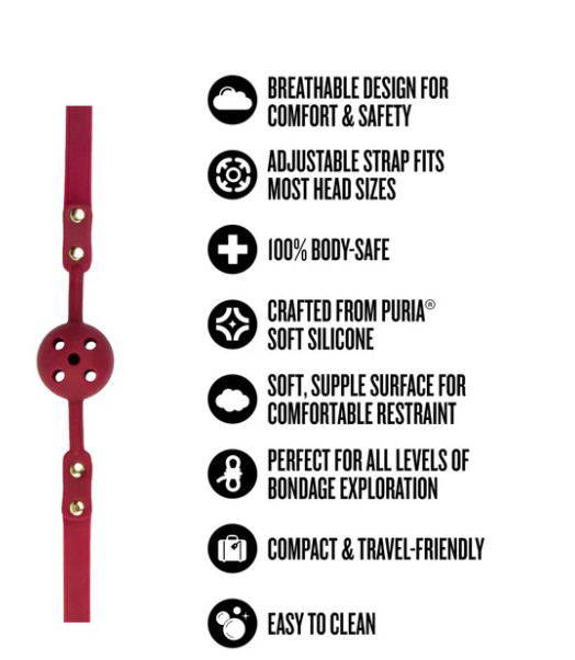 Temptasia Ardor- Ball Gag - Red