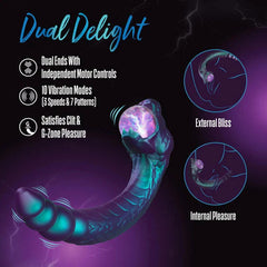 Temptasia Rattle Snake – Textured Silicone Vibrating Snake Wand