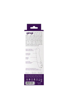 VēDO Gingi Rechargeable G-Spot Vibe Purple – Waterproof Silicone Curved G-Spot Vibrator