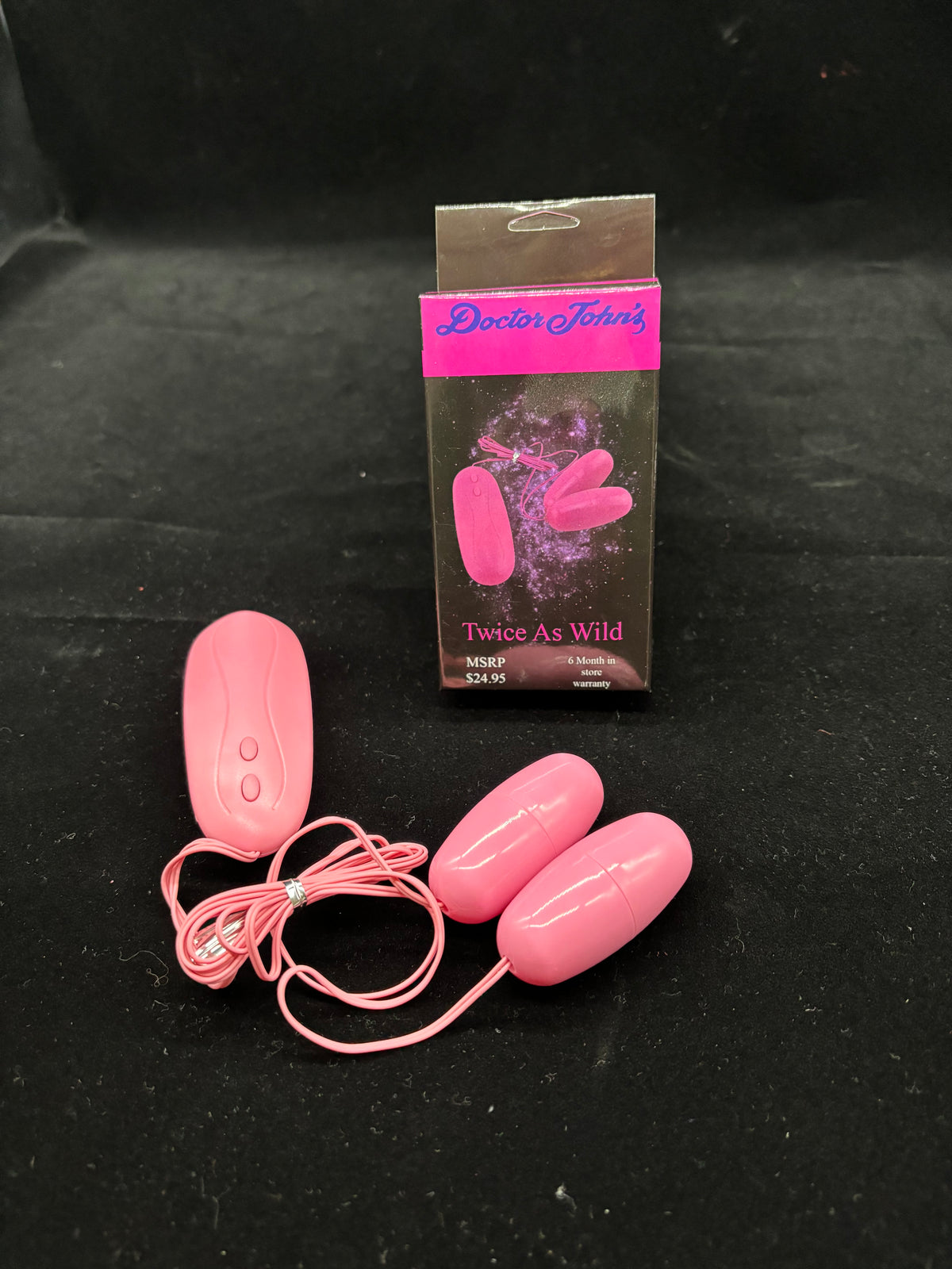 Doctor John’s Twice as Wild – Battery‑Operated Dual Egg Massager