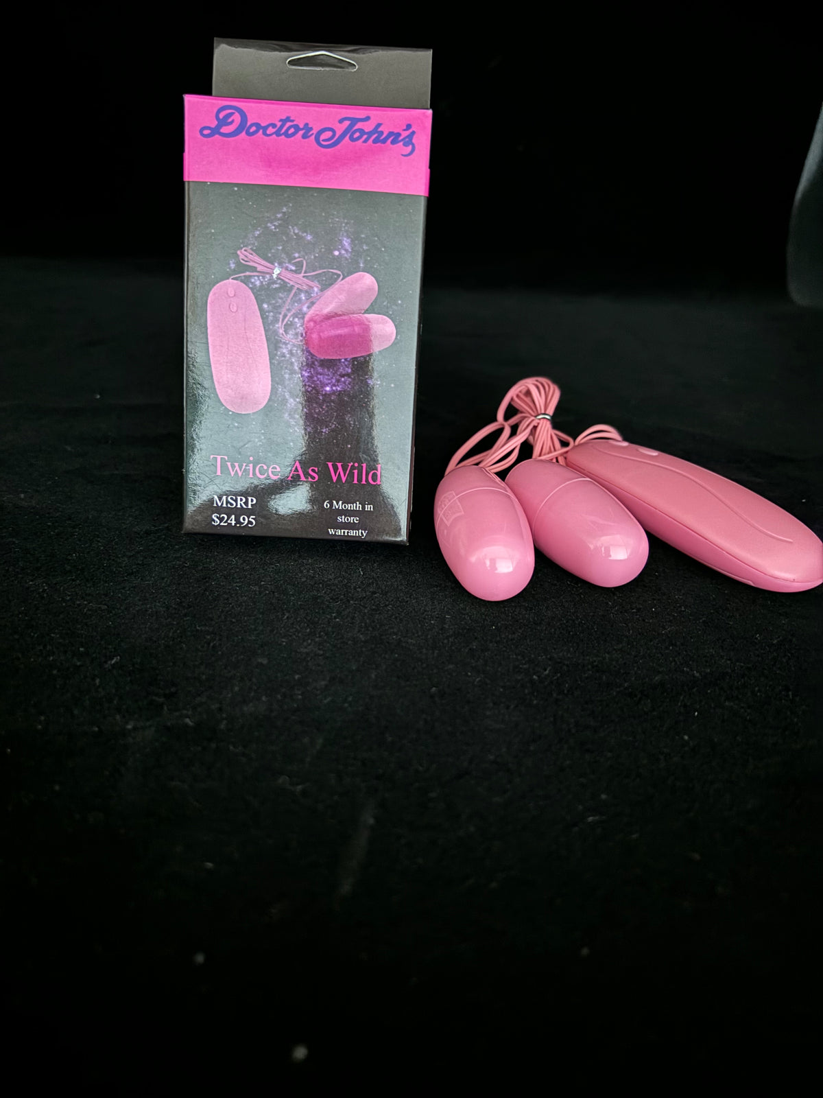 Doctor John’s Twice as Wild – Battery‑Operated Dual Egg Massager