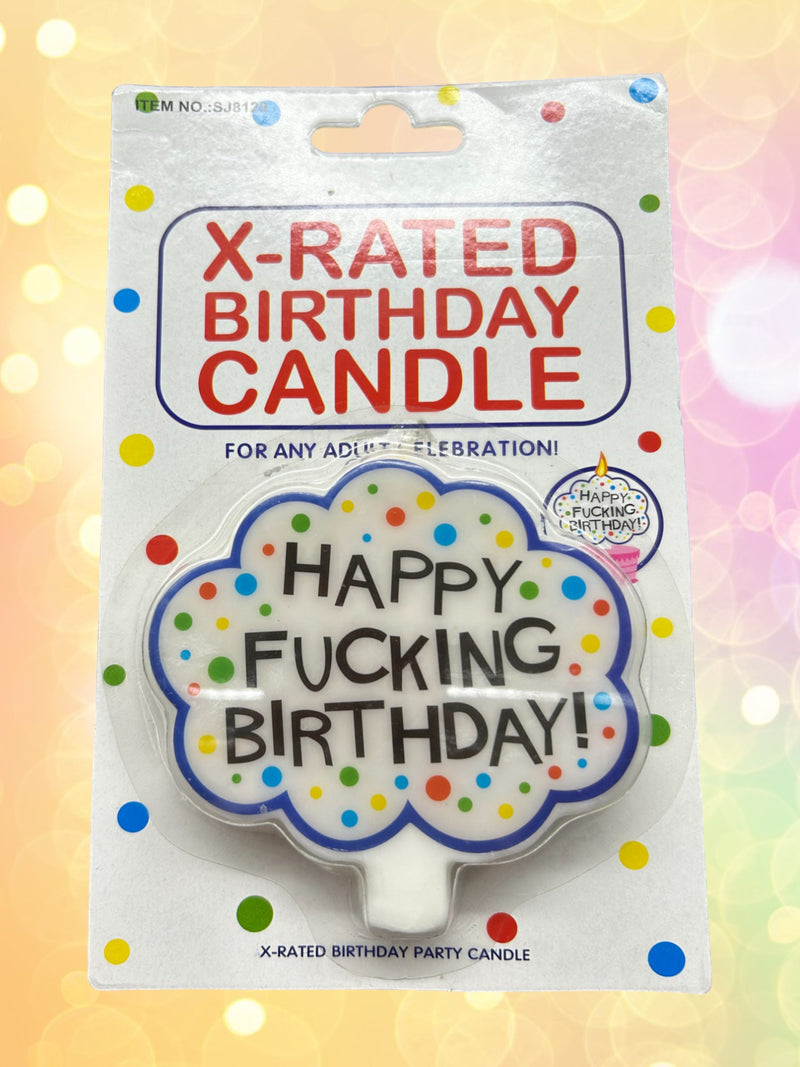 X-Rated Birthday Candle