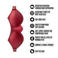 Temptasia Ardor - Blindfold - Red