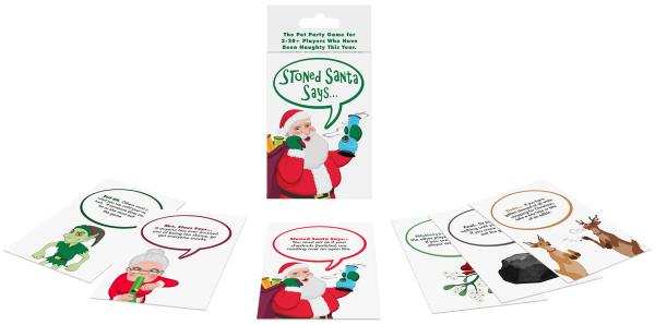 Stoned Santa Says Naughty Card Game – Adult Holiday Party Game by Kheper Games
