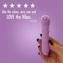 Unihorn Karma Lilac USB Bullet Vibrator – Rechargeable Silicone Mini Bullet Massager