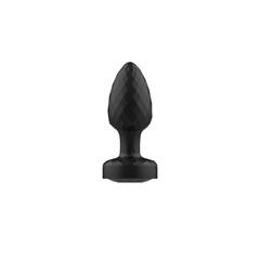 Twila Twirling Smoke Gem Light Up Vibrating Plug With Blk Heart Remote