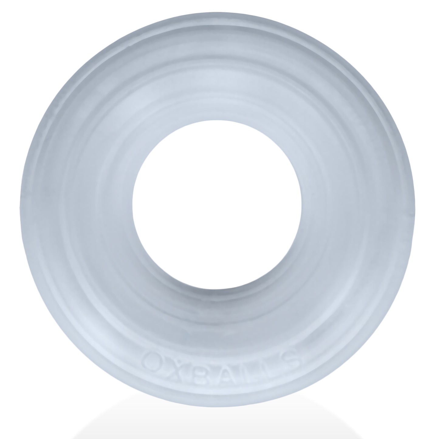 Roto Grooved Gripper-Ribbed Cockring Clear Steam
