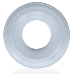 Roto Grooved Gripper-Ribbed Cockring Clear Steam