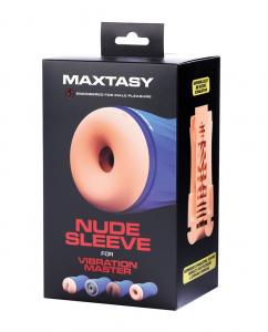 MAXTASY VIBRATION SLEEVE STANDARD NUDE REPLACEMENT