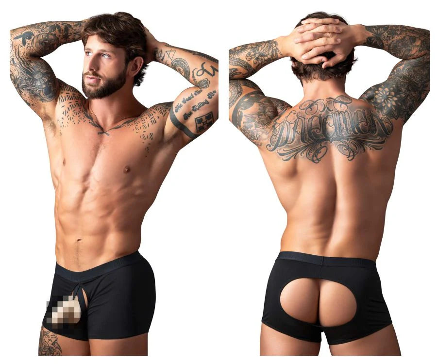 Male Power Ultimate Stud Duo CRR Moonshine Mini Light Blue S/M – Sheer Mesh Pouch Brief