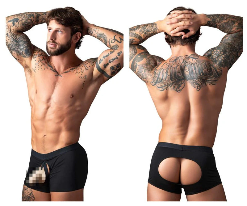Male Power Ultimate Stud Duo CRR Moonshine Mini Light Blue S/M – Sheer Mesh Pouch Brief