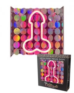 NEON PENIS LIGHT UP SIGN