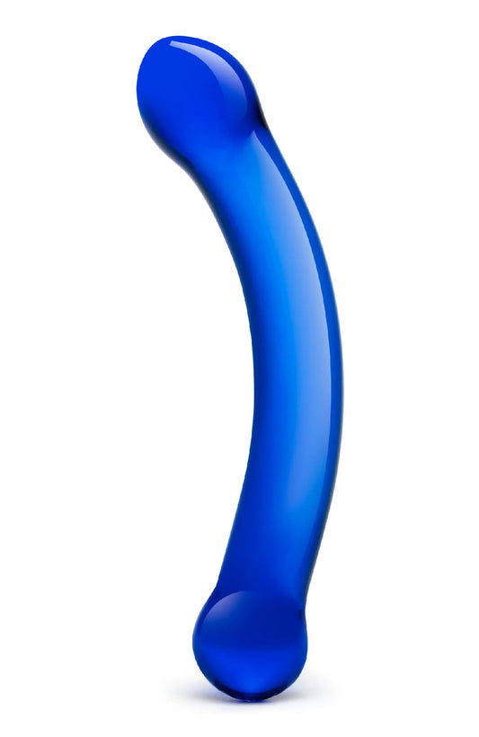 GLAS 6 CURVED GLASS G-SPOT DILDO "