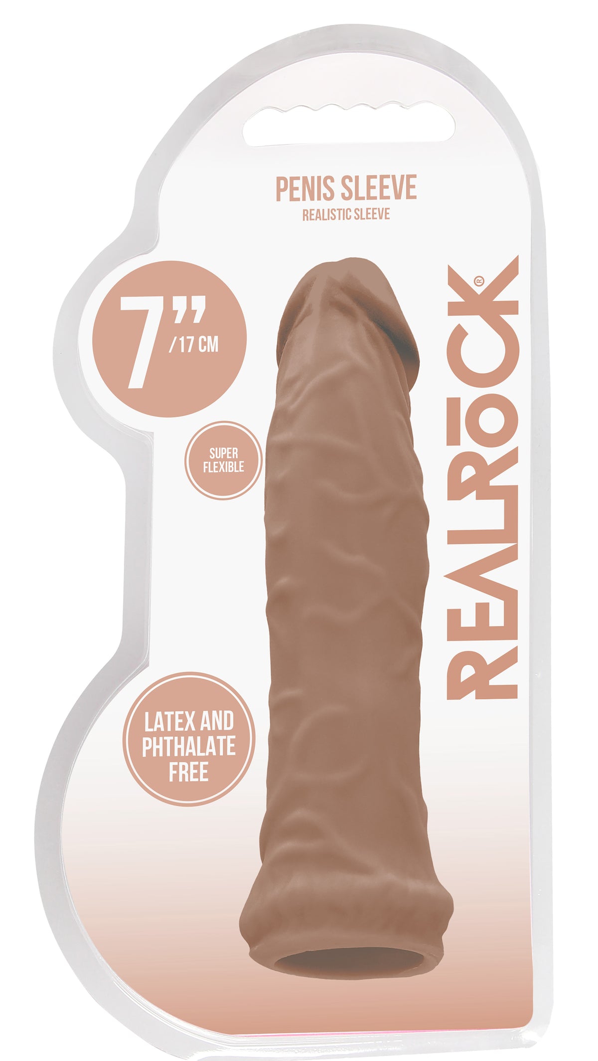 REALROCK PENIS SLEEVE 6IN TAN