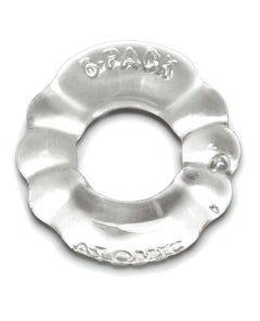 Oxballs Six Pack Cockring Clear – Stretchable TPR Penis Ring for Enhanced Firmness