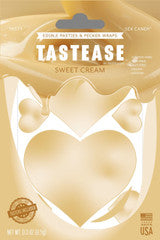 TASTEASE Sweet Cream Edible Nipple Pasties & Pecker Wraps – Sweet Cream Flavor