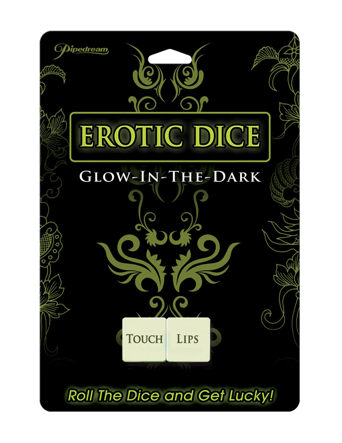 GLOW IN THE DARK EROTIC DICE