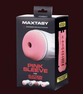 MAXTASY SUCTION SLEEVE STANDARD PINK REPLACEMENT