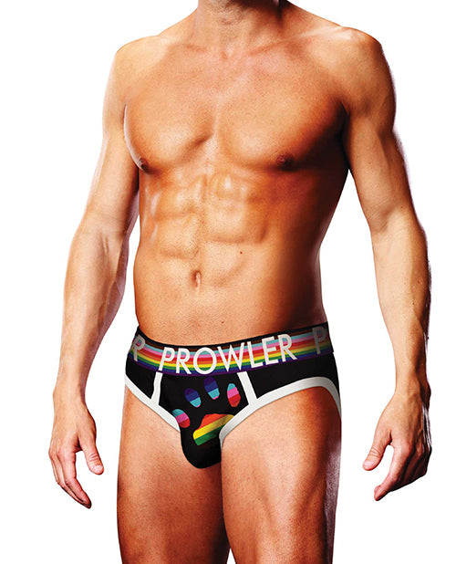 Prowler Oversized Paw Brief - Black/Multi SM