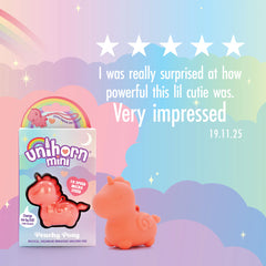 Unihorn Mini Peachy Pony – Rechargeable Mini Silicone Clitoral Vibrator | Compact Travel Vibe