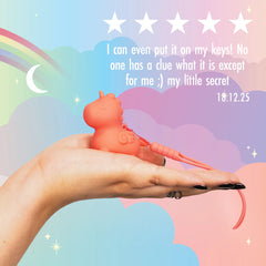 Unihorn Mini Peachy Pony – Rechargeable Mini Silicone Clitoral Vibrator | Compact Travel Vibe
