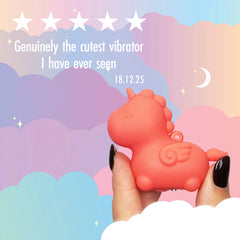 Unihorn Mini Peachy Pony – Rechargeable Mini Silicone Clitoral Vibrator | Compact Travel Vibe