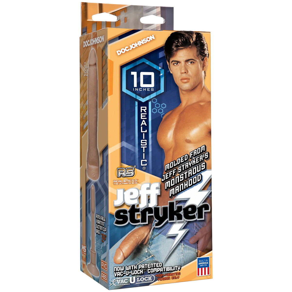 Jeff Stryker Realistic Cock With Removable Vac-U-Lock Suction Cup