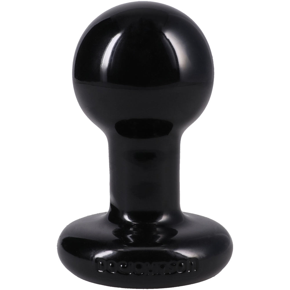 Round Butt Plug Small - Black