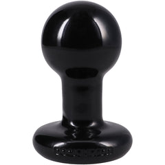 Round Butt Plug Small - Black