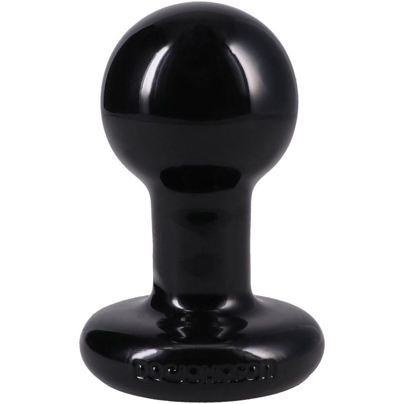 Round Butt Plug Small - Black