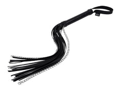 Shadow Chain Flogger - Black