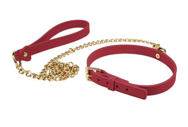 Temptasia Ardor - Collar and Leash - Red