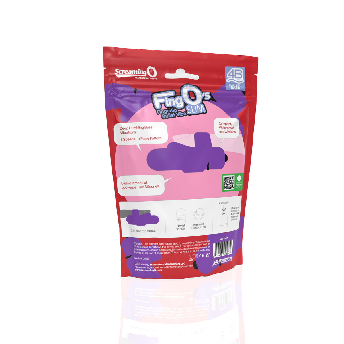 SCREAMING O 4B FINGO SLIM GRAPE (BASS)