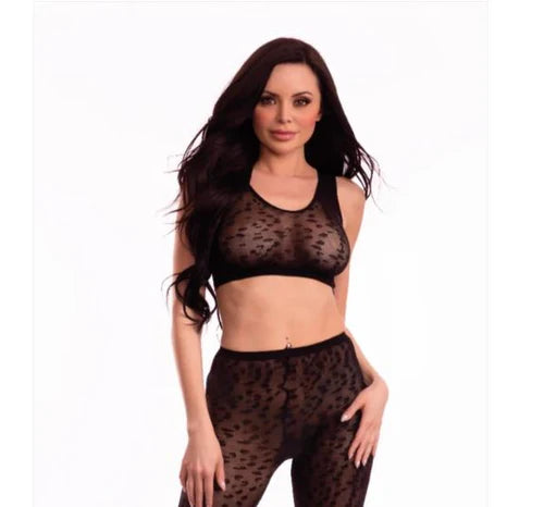 Full Circle Savage Me Hot Kitty 2PC Set – Black