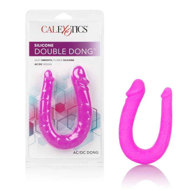 Silicone Double Dong Purple AC/DC – Dual-Ended Silicone Dildo