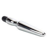 Vibrating Waterproof Anal Probe Silver – Multi-Speed Metallic Finish Stimulator | CalExotics