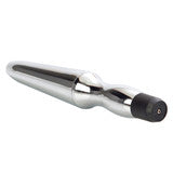 Vibrating Waterproof Anal Probe Silver – Multi-Speed Metallic Finish Stimulator | CalExotics