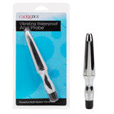 Vibrating Waterproof Anal Probe Silver – Multi-Speed Metallic Finish Stimulator | CalExotics