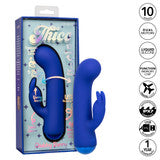 Thicc Chubby Bunny Rabbit Vibrator – Rechargeable Silicone Dual Motor G-Spot Massager