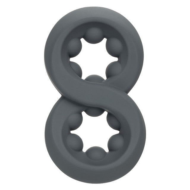Alpha Liquid Silicone Beaded Crazy 8 Ring